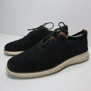Cole Haan 2.ZERØ GRAND Laser Wingtip Oxfords Fabric Casual Footwear Sz 10.5 M